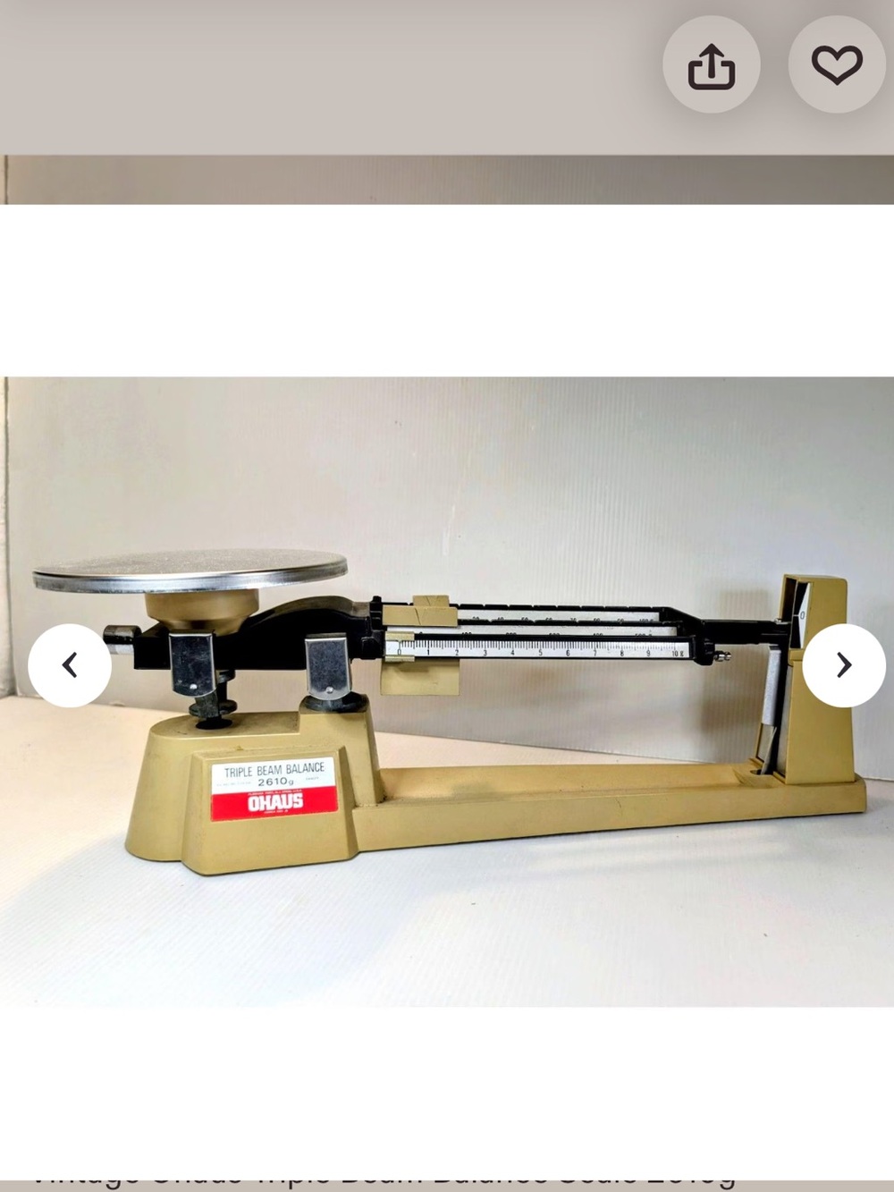 Ohaus Triple Beam Precision Lab Scale